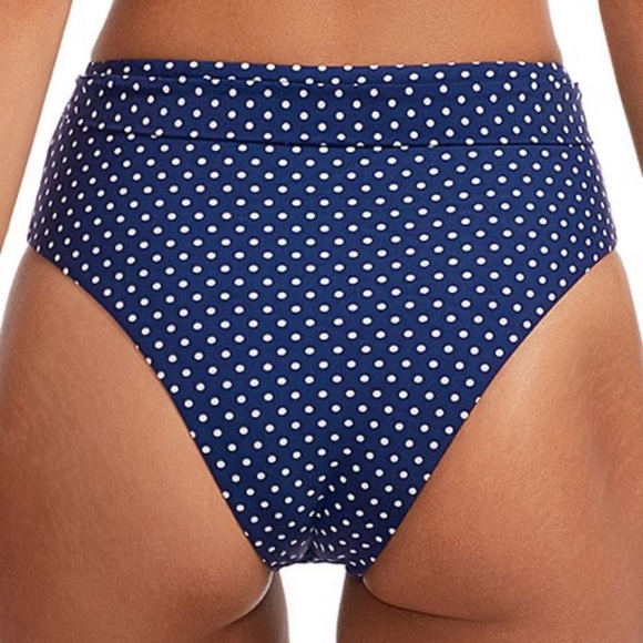Vitamin A Lola high waist rumba dots bikini bottom - Picture 3 of 6